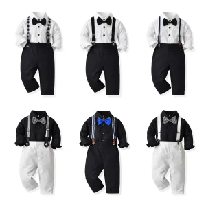 Gentleman Outfits One-Piece Rompers Jacket