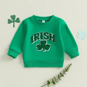 Long Sleeve Pullover Irish Clover