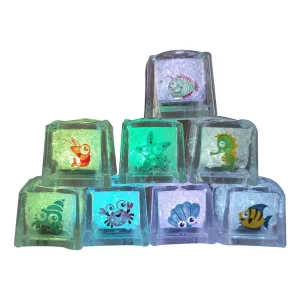 8Pcs Kids Bathing LED Light Toys