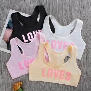 Girls  Cotton Training Bras Breathable 7-16Y