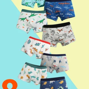 4/8 pcs Boys Briefs Cotton Underwear